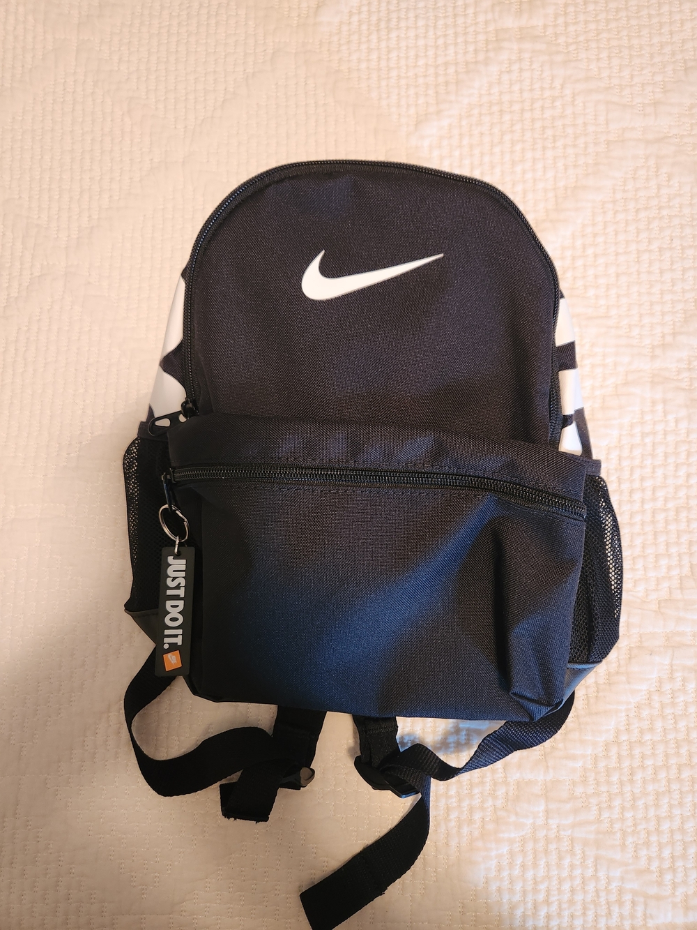 Nike Black Mini Backpack  - Iconic Swoosh